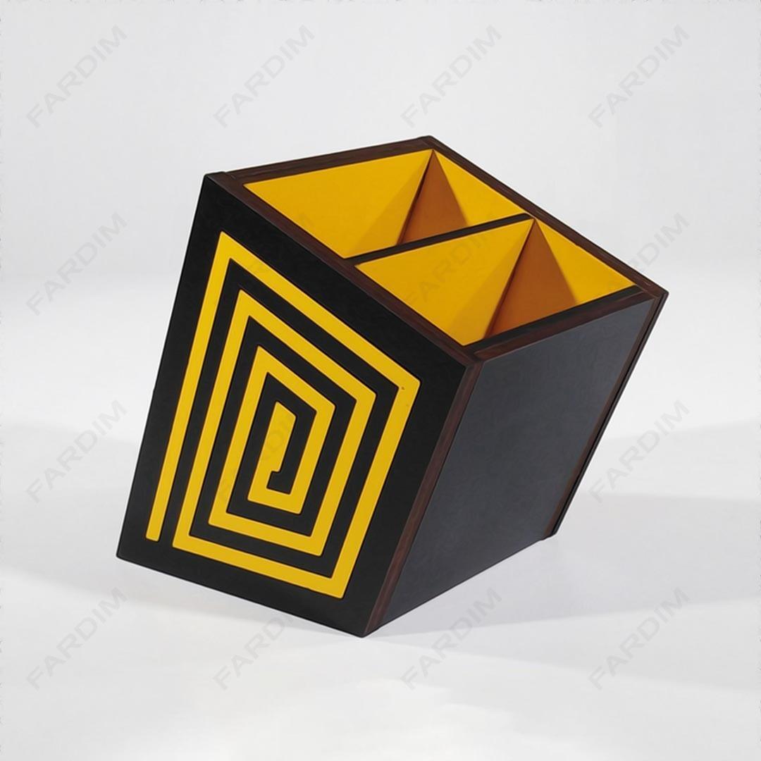 طرح لیزر جامدادی رومیزی مدل اسپیرال